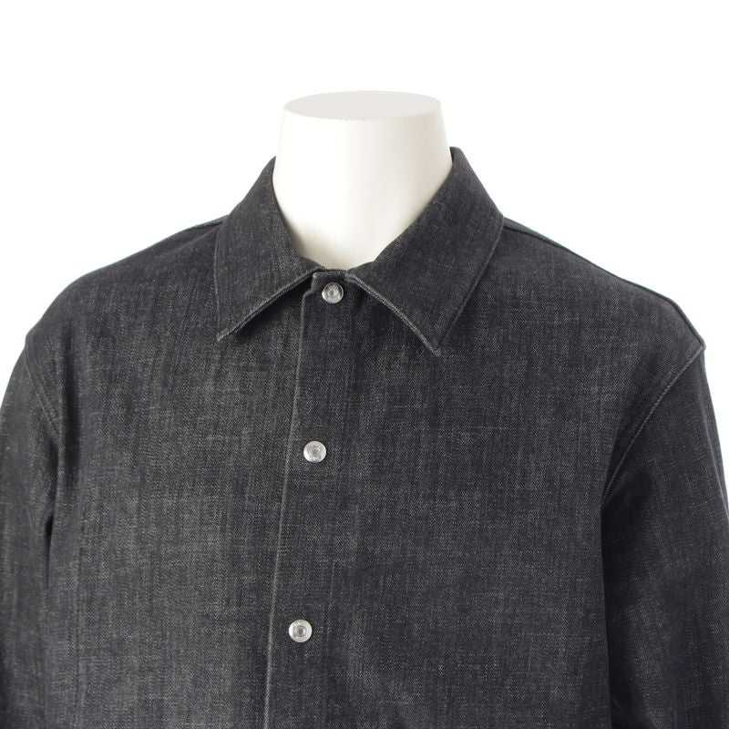 Dior 22ss Oblique Shirt Denim Jacket Outerwear 033d490a291x Gray 46