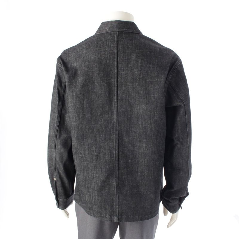 Dior 22ss Oblique Shirt Denim Jacket Outerwear 033d490a291x Gray 46