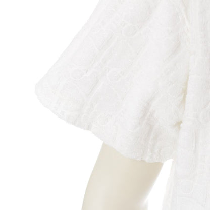 Dior Cotton Oblique Pile Trotter Short Sleeve Tee Top 113j692a0614 White S