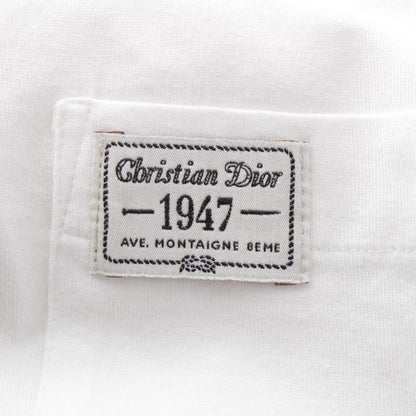 Dior Cotton 1947 Logo Embroidery T-Shirt Cut and Sewn Short Sleeve Top 243j634a0