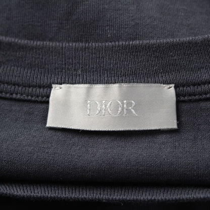 Dior 21ss Embroidery Embroidered Logo Oversize D Short Sleeved Tee Top 183j685a06