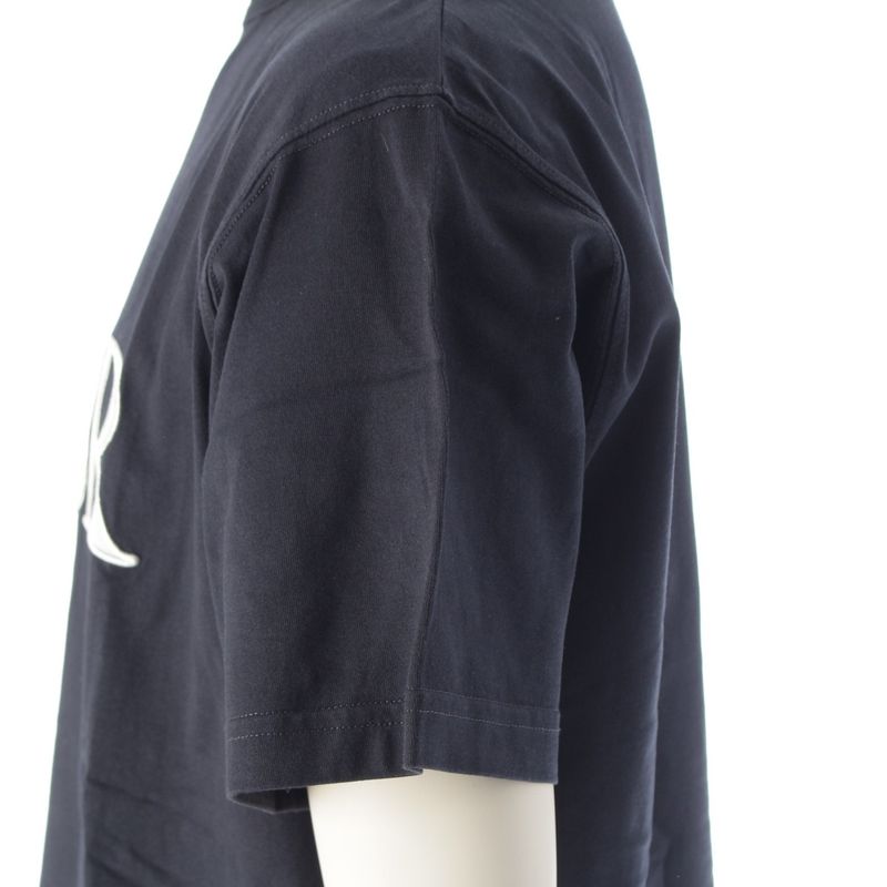 Dior 21ss Embroidery Embroidered Logo Oversize D Short Sleeved Tee Top 183j685a06