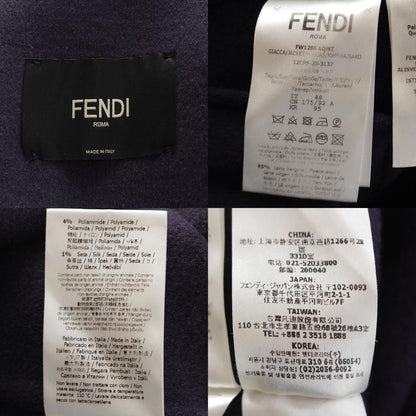 Fendi 23 Wool Ff Logo Jacket Blouson Outer 12cpf-23-3137 Gray 48