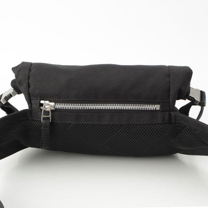 Bottega Veneta Nylon Mesh Waist Pouch Body Bag Black