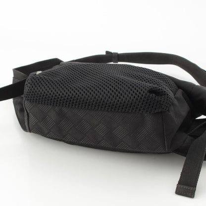 Bottega Veneta Nylon Mesh Waist Pouch Body Bag Black