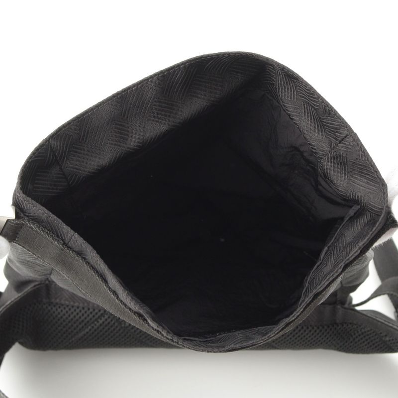 Bottega Veneta Nylon Mesh Waist Pouch Body Bag Black