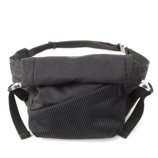 Bottega Veneta Nylon Mesh Waist Pouch Body Bag Black