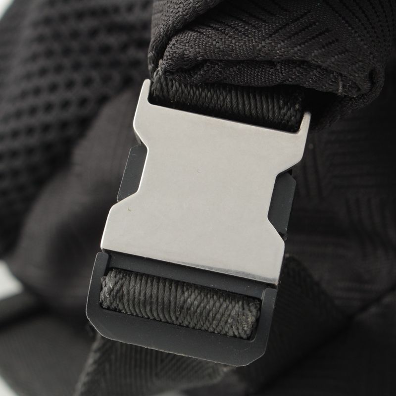 Bottega Veneta Nylon Mesh Waist Pouch Body Bag Black