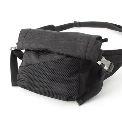 Bottega Veneta Nylon Mesh Waist Pouch Body Bag Black