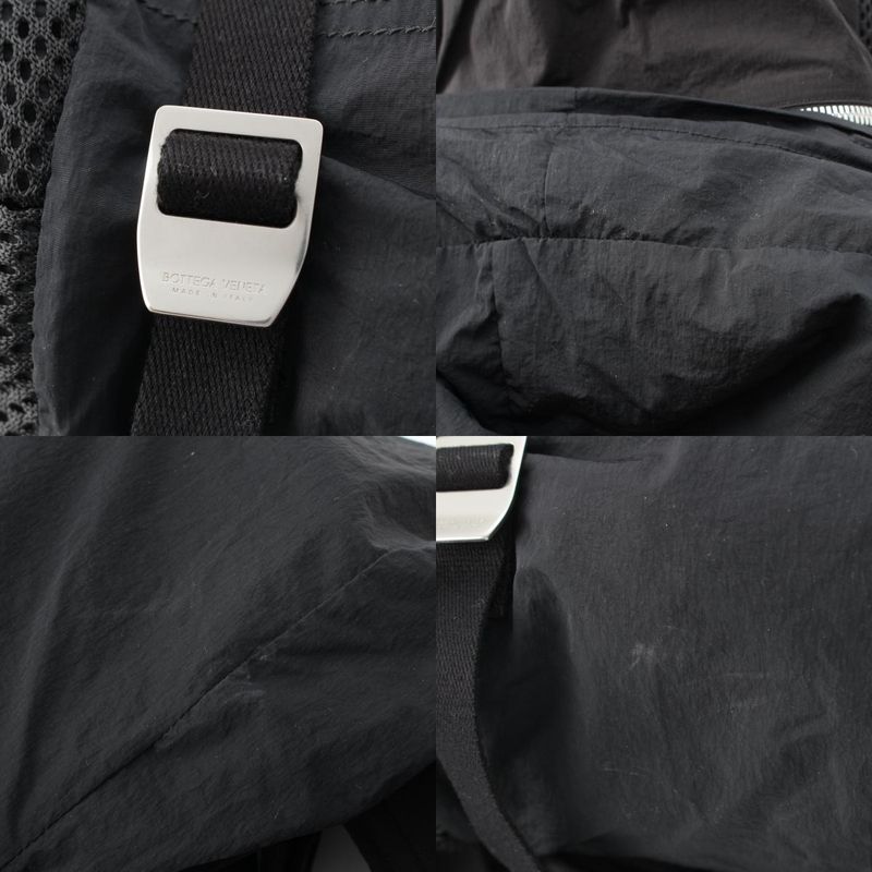 Bottega Veneta Nylon Backpack Daypack 571596 Black