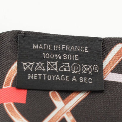 Hermes Do Re Boucles Do Re Boucles Silk Scarf Black
