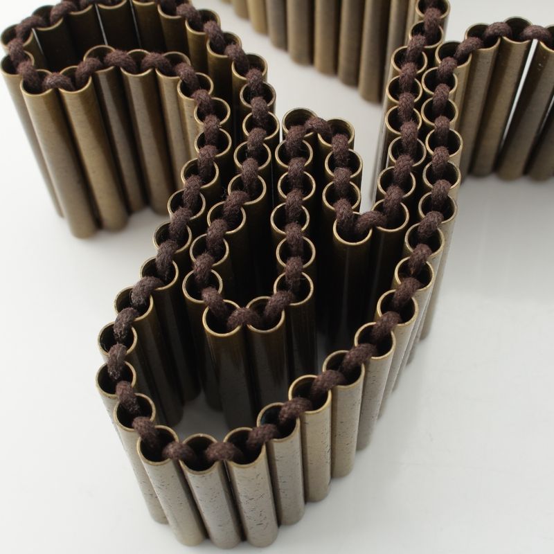 Celine 2001 Leather Metal Roller Runway Double Pin Triomphe Belt Gold 32 80