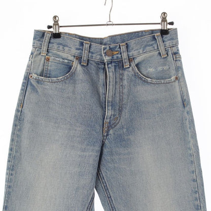 Celine 19 Cutoff Damaged Denim Pants Jeans N118 635e Blue Indigo 25