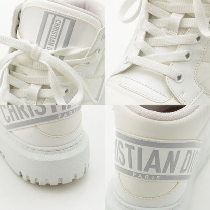 Christian Dior 21 Years High Cut Sneakers Shoes D-Player Kck315nyf White 38