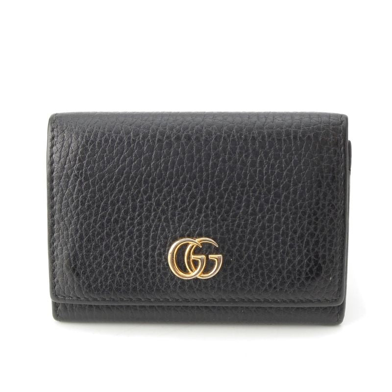 Gucci GG Logo Card Case Business Card Holder 474748 Black