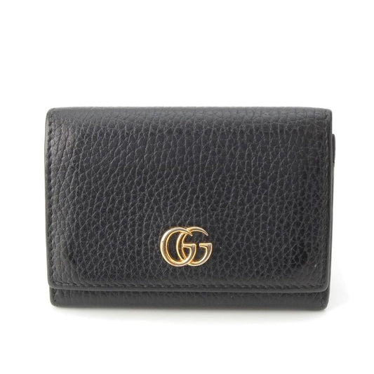 Gucci GG Logo Card Case Business Card Holder 474748 Black