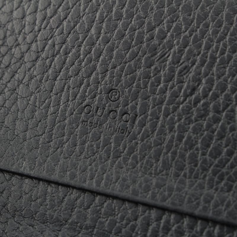 Gucci GG Logo Card Case Business Card Holder 474748 Black