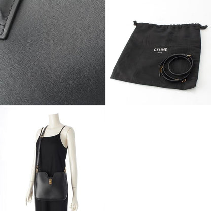 Celine Small Camille 16 Caisse Soft Smooth Calfskin Shoulder Bag 120693fx9 Black