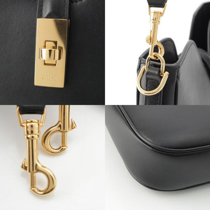 Celine Small Camille 16 Caisse Soft Smooth Calfskin Shoulder Bag 120693fx9 Black
