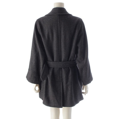 Hermes Wool Cashmere and Camel Margiela Period Belt Coat Outerwear Gray 34
