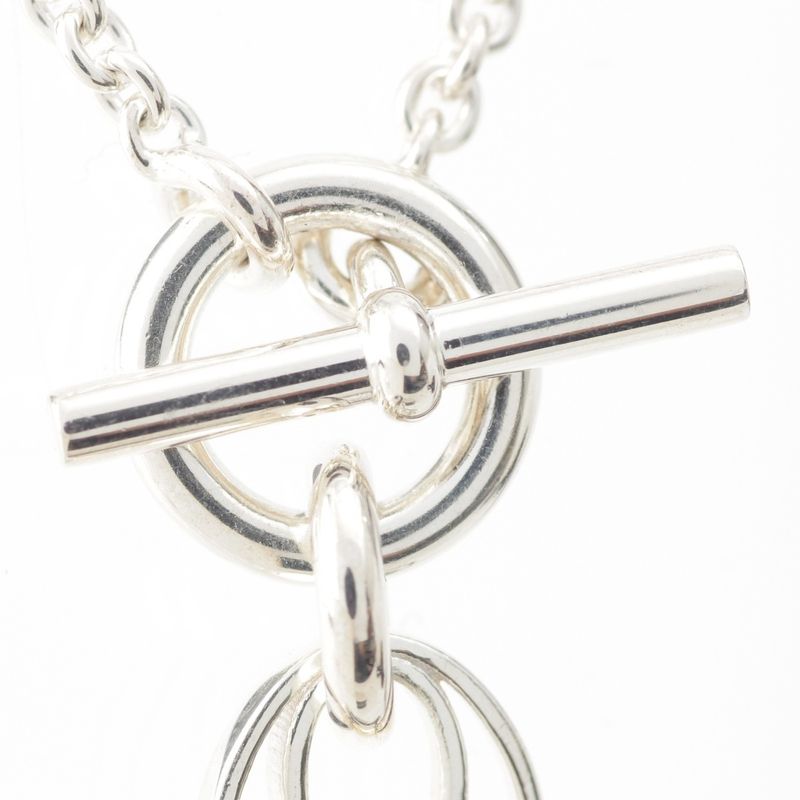 Hermes 925 Constance Amulet Necklace Accessories Silver