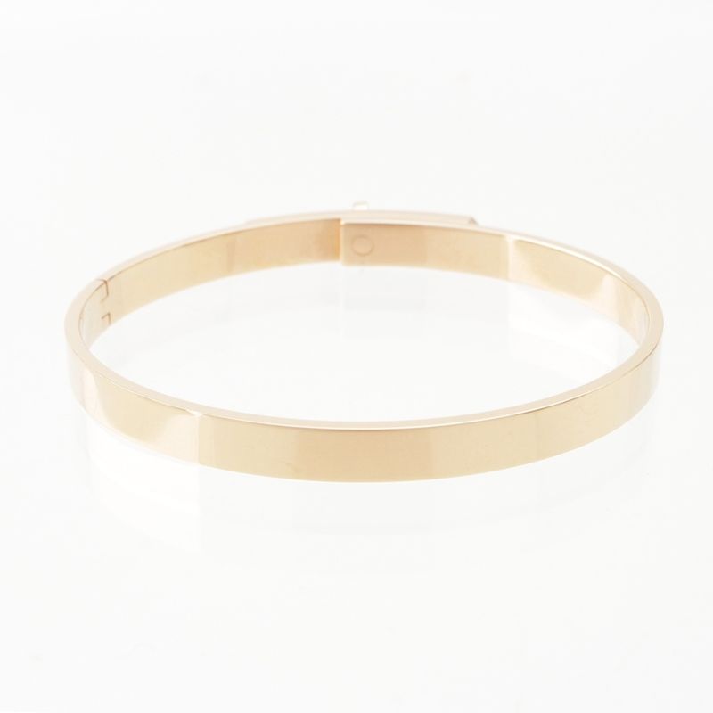 Hermes Kelly PM 750pg Diamond Bracelet Jewelry Gold 23.5g