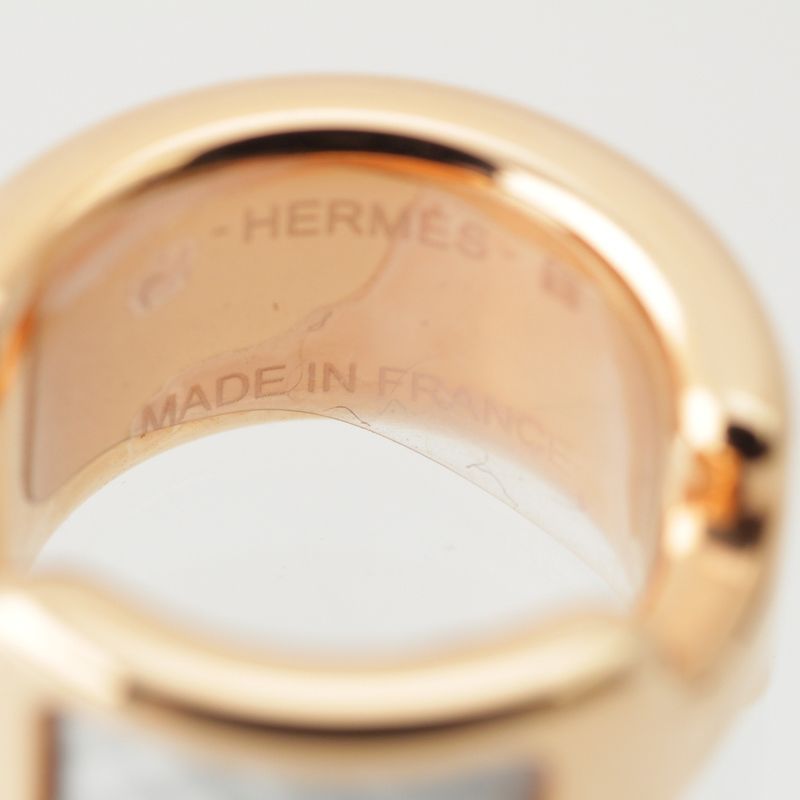 Hermes Olympe PM Ear Cuff Accessory in White Gold