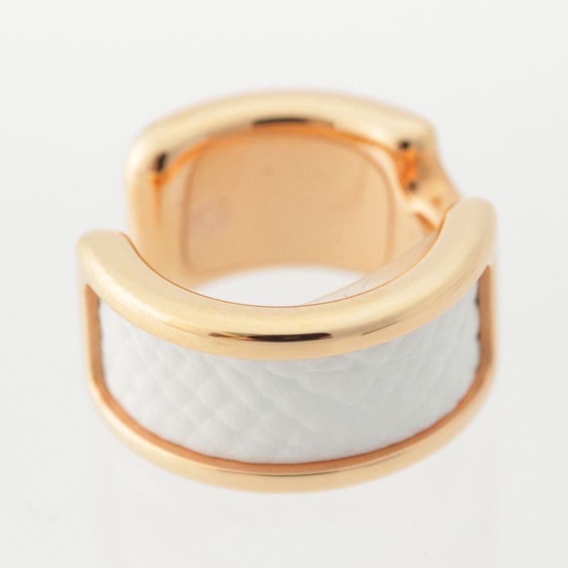 Hermes Olympe PM Ear Cuff Accessory in White Gold