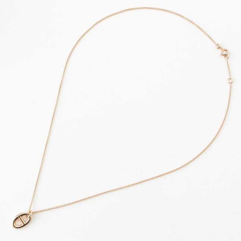 Hermes Chaine D'ancre 750pg Farandole Necklace Accessories Au750 Gold