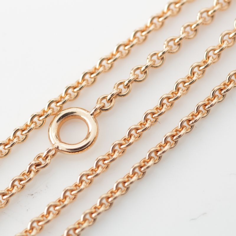 Hermes Chaine D'ancre 750pg Farandole Necklace Accessories Au750 Gold