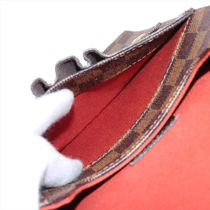 Louis Vuitton Damier Portobello N45271 Leather Shoulder Bag Crossbody Messenger