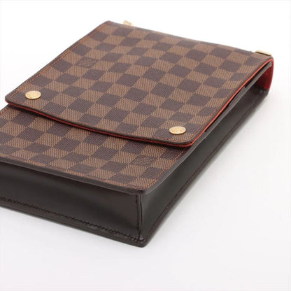 Louis Vuitton Damier Portobello N45271 Leather Shoulder Bag Crossbody Messenger