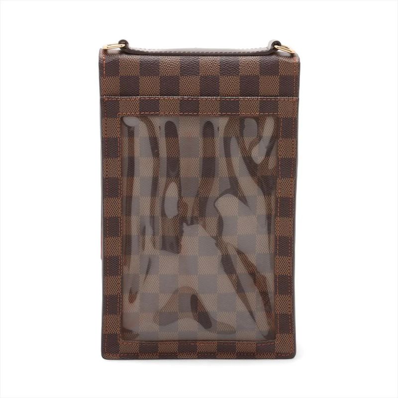 Louis Vuitton Damier Portobello N45271 Leather Shoulder Bag Crossbody Messenger