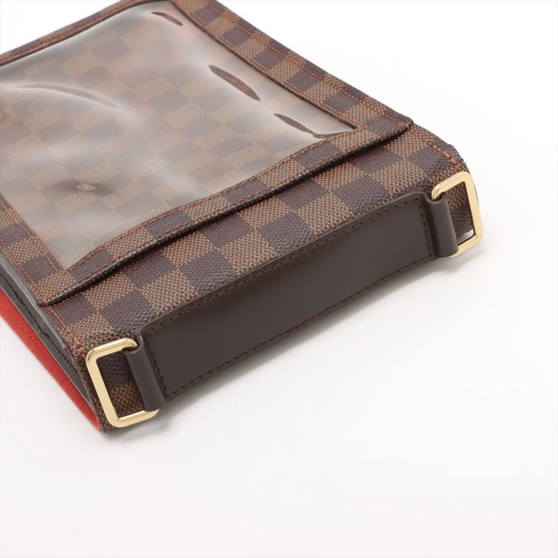 Louis Vuitton Damier Portobello N45271 Leather Shoulder Bag Crossbody Messenger