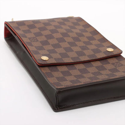 Louis Vuitton Damier Portobello N45271 Leather Shoulder Bag Crossbody Messenger