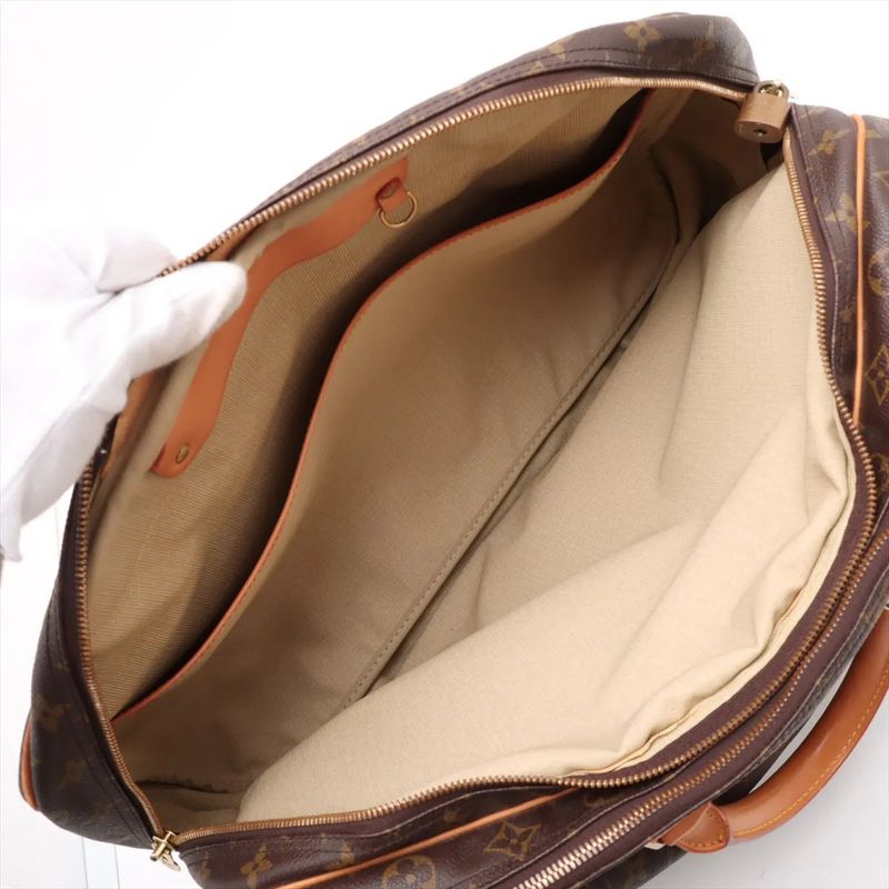 Louis Vuitton Monogram Alizée 24H M41399 Leather 2WAY Boston Bag Crossbody
