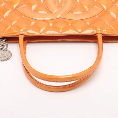 Chanel Serial Sealed Reproduction Medallion Leather Tote Bag Matelasse Shoulder