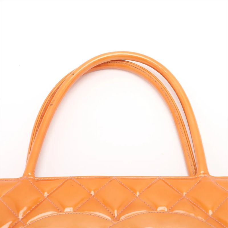 Chanel Serial Sealed Reproduction Medallion Leather Tote Bag Matelasse Shoulder