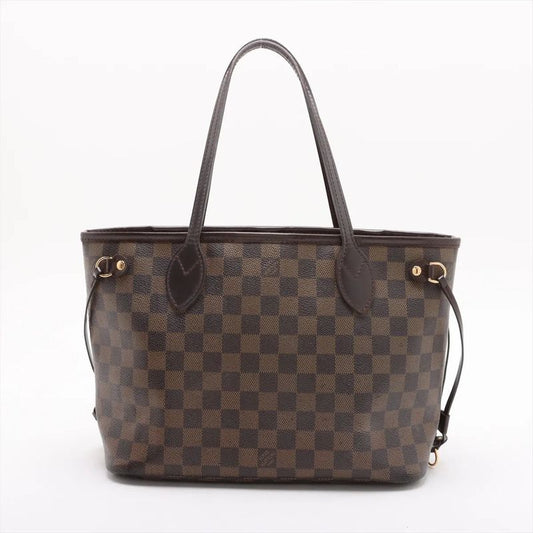 Louis Vuitton Damier Neverfull PM N51109 Leather Tote Bag Shoulder Hand Genuine