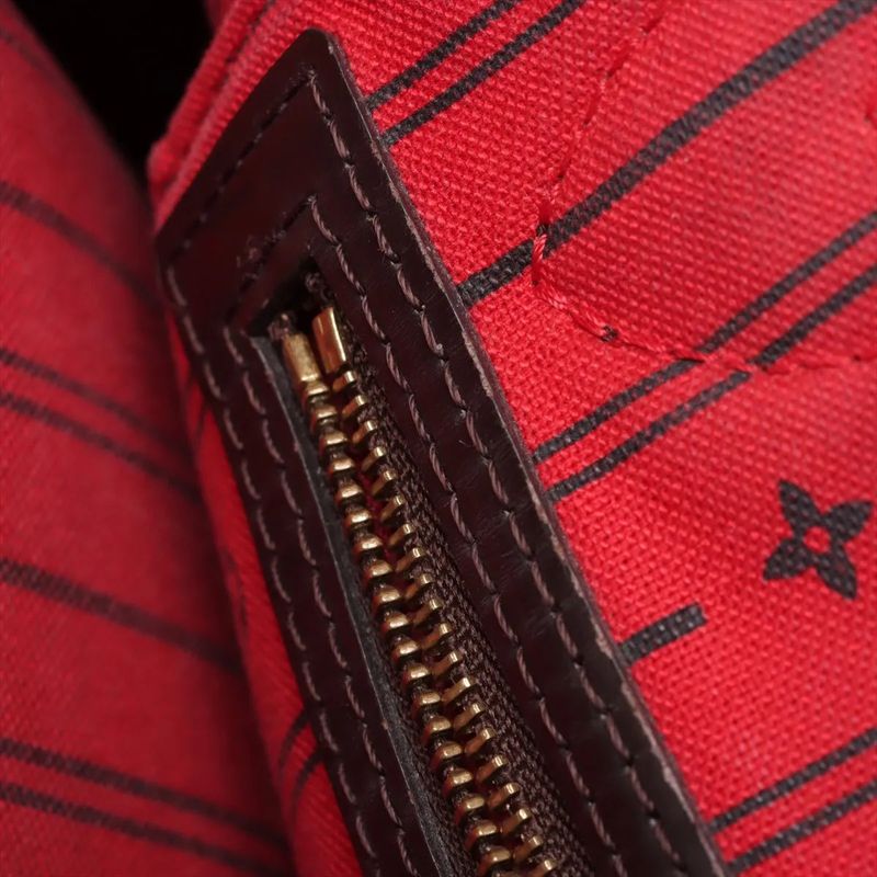 Louis Vuitton Damier Neverfull PM N51109 Leather Tote Bag Shoulder Hand Genuine