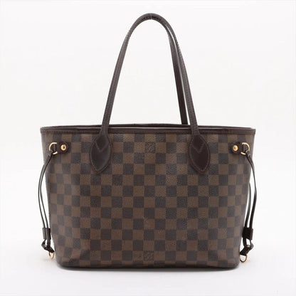 Louis Vuitton Damier Neverfull PM N51109 Leather Tote Bag Shoulder Hand Genuine