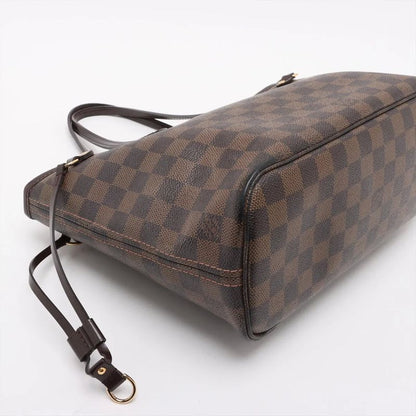 Louis Vuitton Damier Neverfull PM N51109 Leather Tote Bag Shoulder Hand Genuine