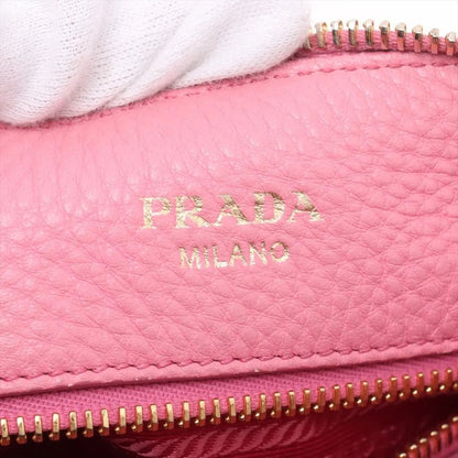 Prada Authenticity With Card Vittero Dino Leather Handbag 1ba111 Tote Genuine
