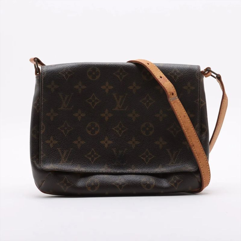 Louis Vuitton Monogram Musette Tango M51388 Leather Shoulder Bag Crossbody Hand