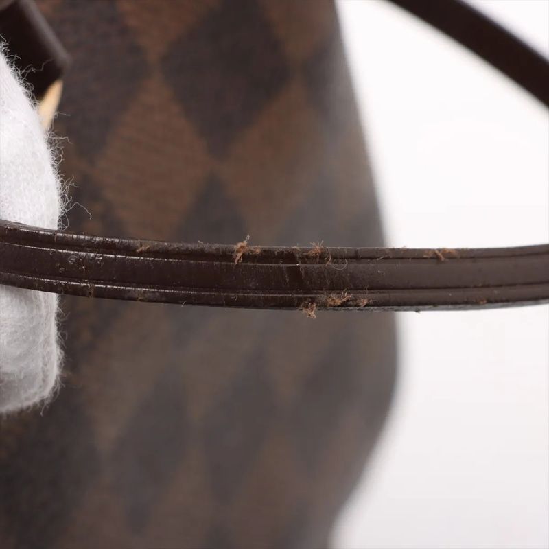 Louis Vuitton Damier Neverfull MM N51105 Leather Tote Bag Shoulder Hand A4