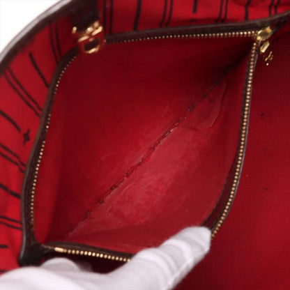 Louis Vuitton Damier Neverfull MM N51105 Leather Tote Bag Shoulder Hand A4