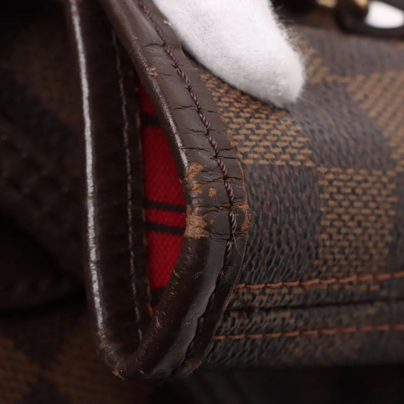 Louis Vuitton Damier Neverfull MM N51105 Leather Tote Bag Shoulder Hand A4