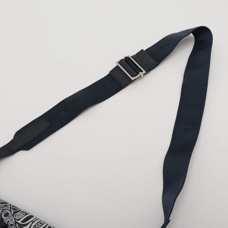 Christian Dior Stussy Collaboration Saddle Leather Shoulder Bag Crossbody Body