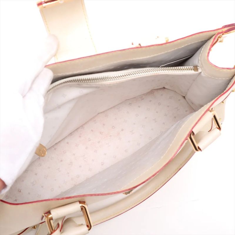 Louis Vuitton Suhari Fabulow Bron M91815 Leather Handbag Tote Genuine Leather