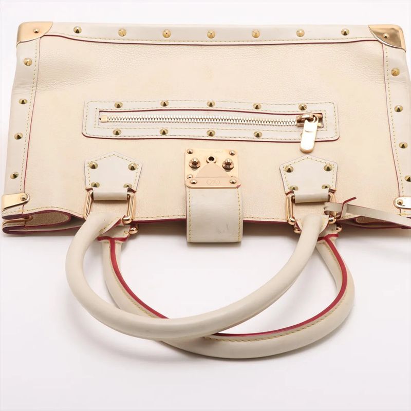 Louis Vuitton Suhari Fabulow Bron M91815 Leather Handbag Tote Genuine Leather